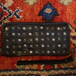 Viola Castellani Studded Wristlet